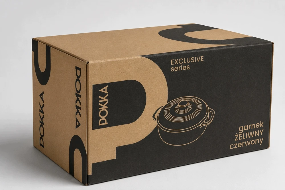 EMALINIS KETUS PUODAS SU DANGIU 22cm 3L POKKA INDUKCINĖ MĖLYNA 22cm