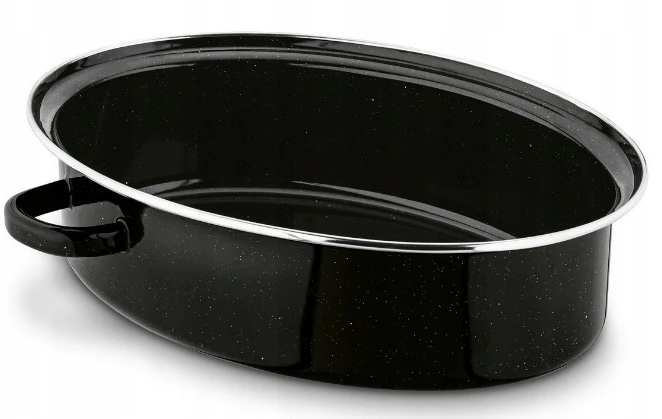 Emaliuota keptuvė su tvirtinimo detalėmis PUODAS kepti ir kepti Tadaras 32 cm