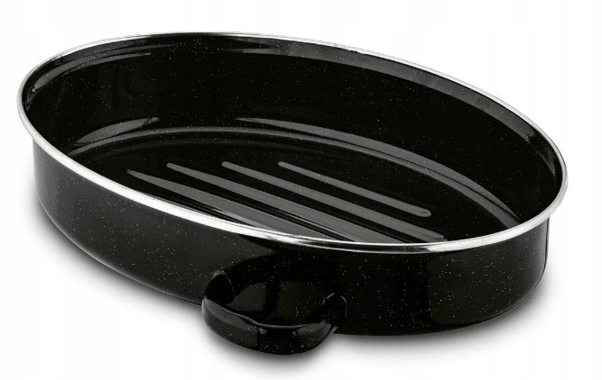 Emaliuota keptuvė su tvirtinimo detalėmis PUODAS kepti ir kepti Tadaras 32 cm