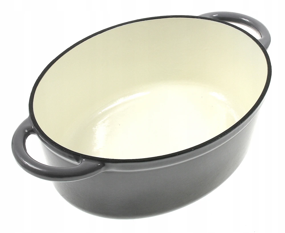 King Hoff Brytfanka Kepimo skarda 6,2 l, pilkojo ketaus, „Kinghoff“