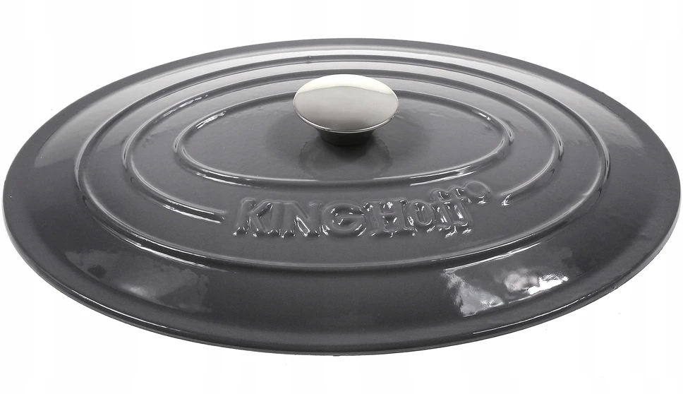 King Hoff Brytfanka Kepimo skarda 6,2 l, pilkojo ketaus, „Kinghoff“