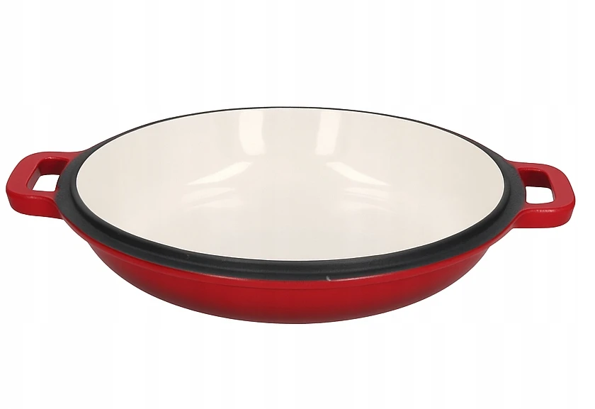 Krisberg Emaliuotas ketaus puodas, 26 cm. Keptuvė Puodas Keptuvė 4,8 L Emalis