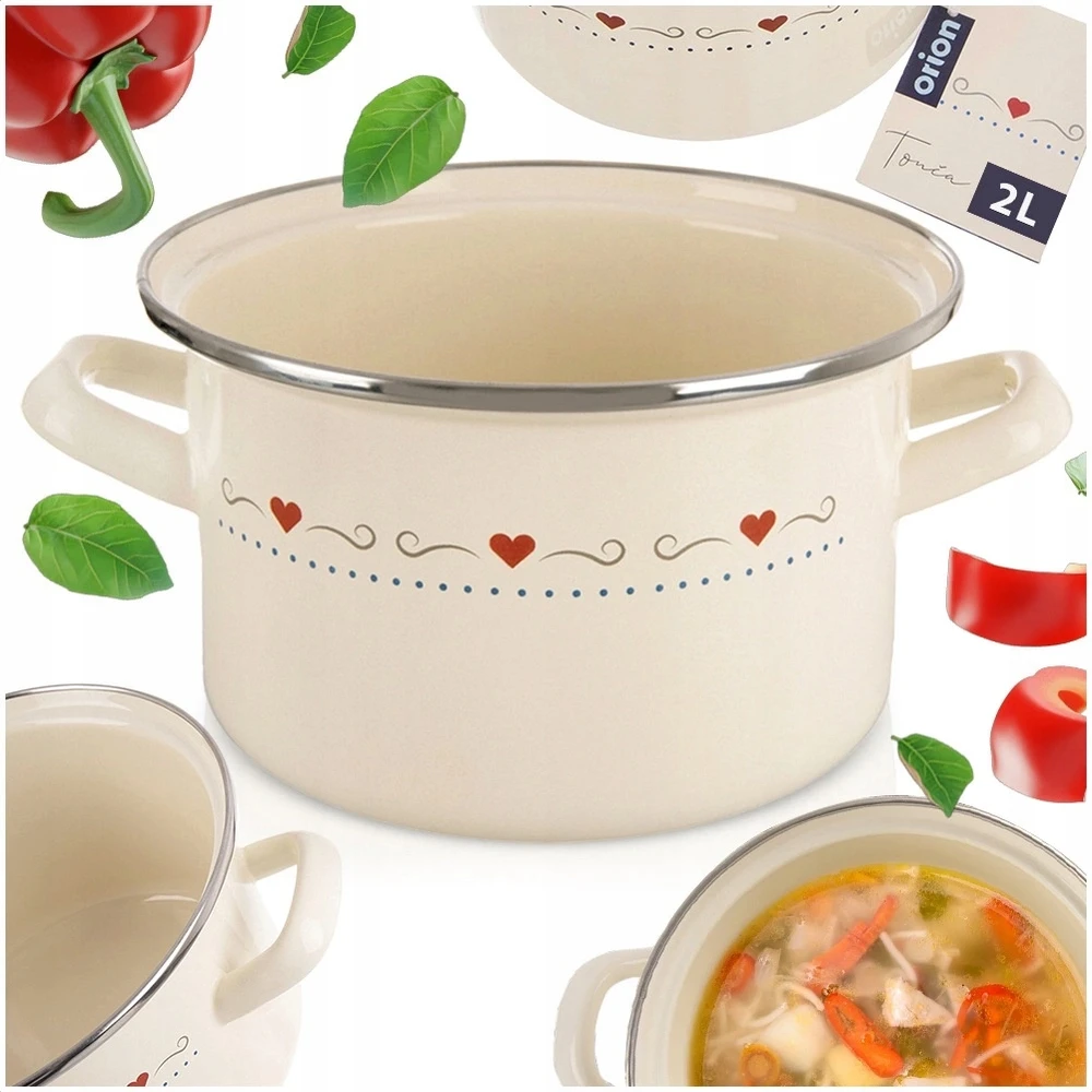 Orion Emaliuotas Puodas 18 cm, 2 l - Sriuba