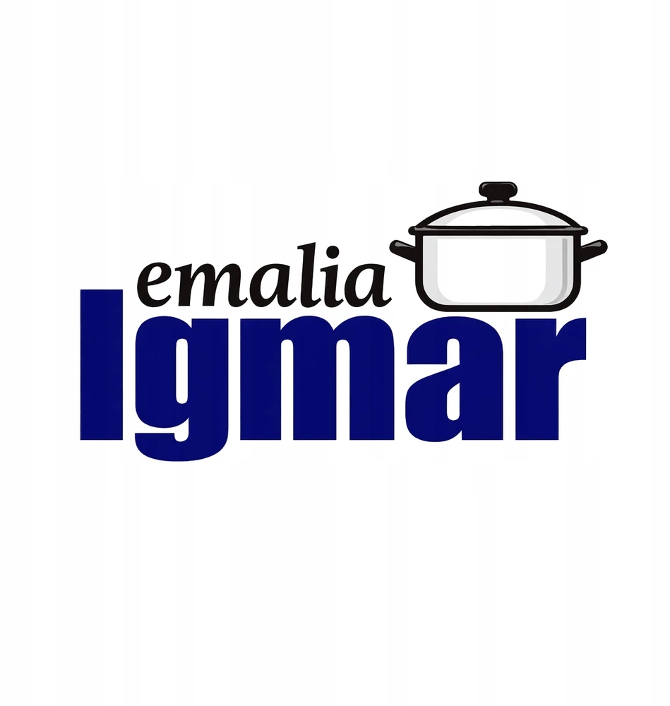 Emaliuotas puodas 7L 22cm Indukcinės dujos Dideli konservai Sriuba Igmar Strelitzia