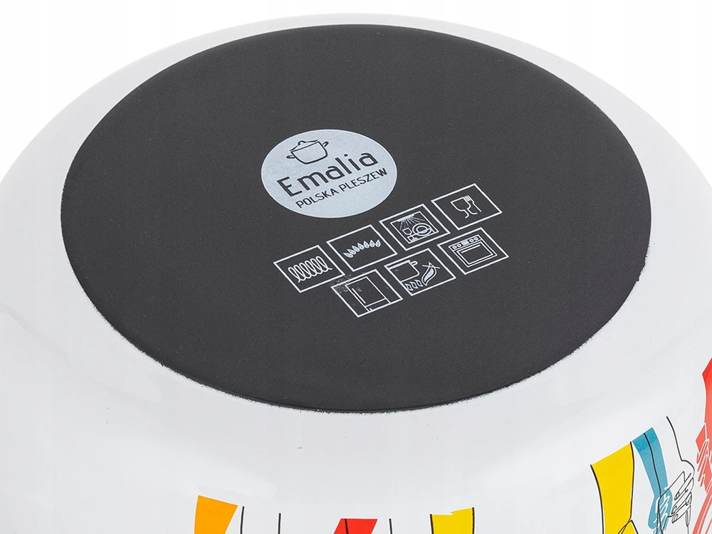 Emaliuotas puodas Lenkiškas pleszew 18 cm 2,6L sriubų virimui virtuvės vakarienei