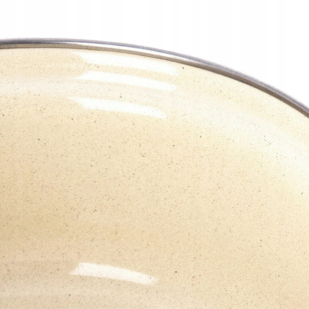 Emaliuotas puodas, puodas ilga rankena, tradicinis, 12 cm, 350 ml