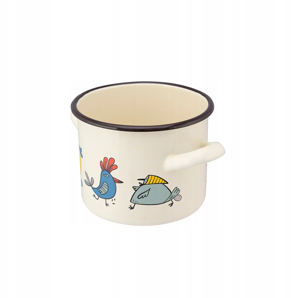 Emaliuotas puodas Silesia Kurki 1.5l, 14cm, indukcijai