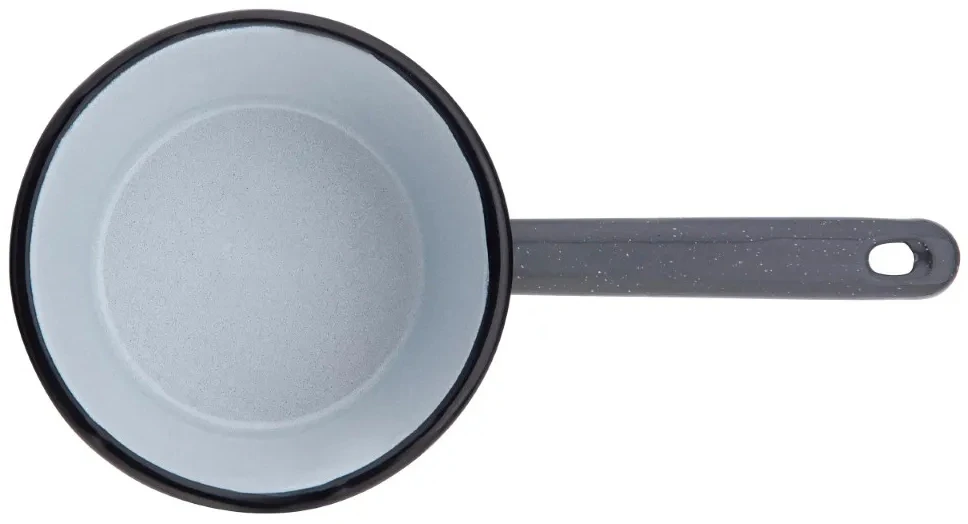 Altom Design Emaliuotas puodas su rankena, indukcinis puodas, Silesia, pilkai dėmėtas, 0,45l