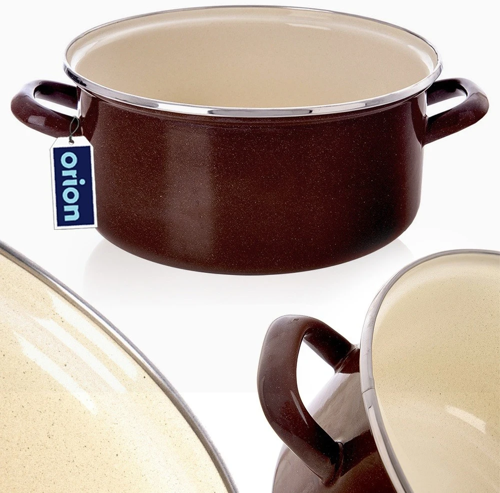 Emaliuotas puodas tradiciniam maisto ruošimui, dujų indukcija, 26 cm, 5L