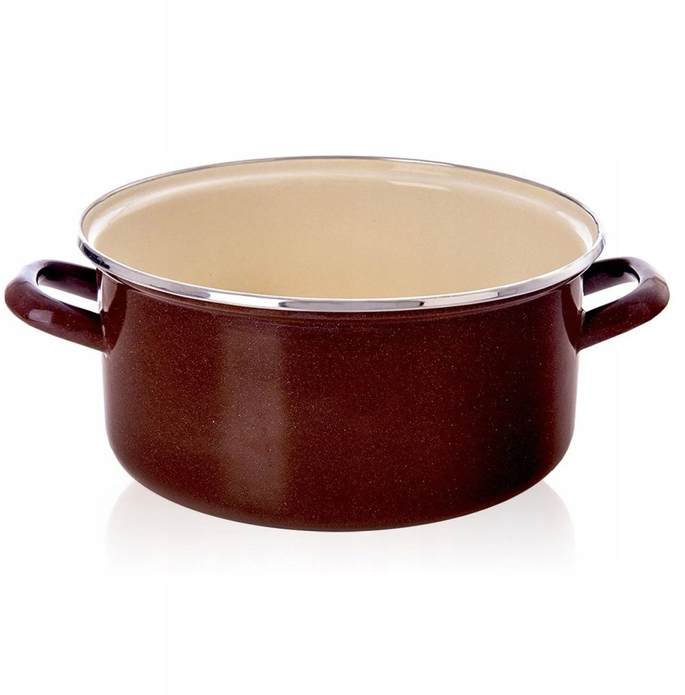 Emaliuotas puodas tradiciniam maisto ruošimui, dujų indukcija, 26 cm, 5L