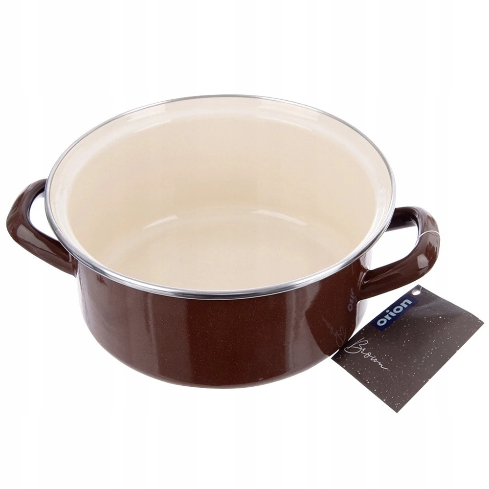Emaliuotas puodas tradiciniam virimui, dujų indukcija, 20 cm, 2,2 L