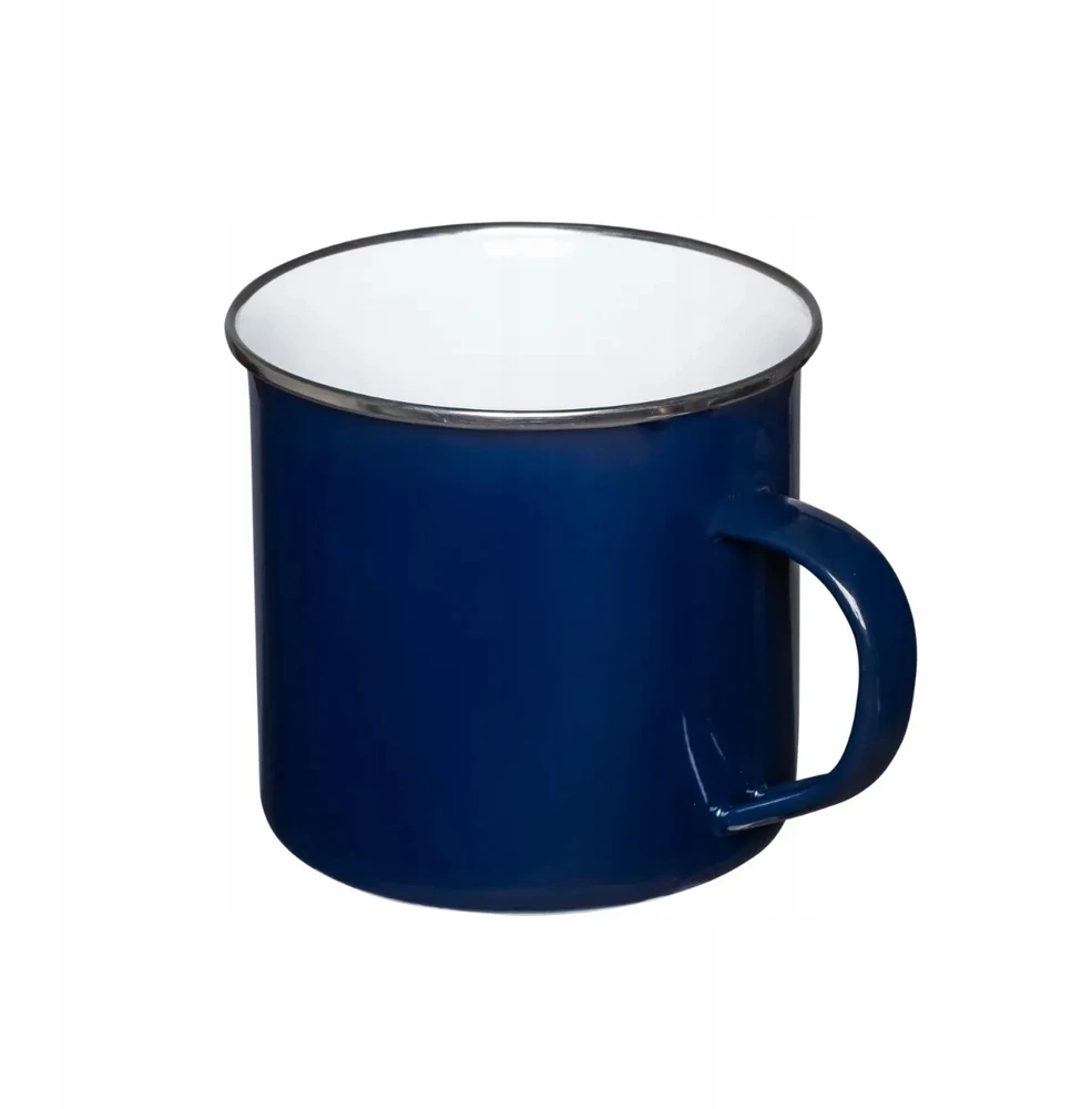 Emaliuotas puodelis su rankena, indukcinis puodas, dujinis Altom Design, tamsiai mėlynas, 0,5l