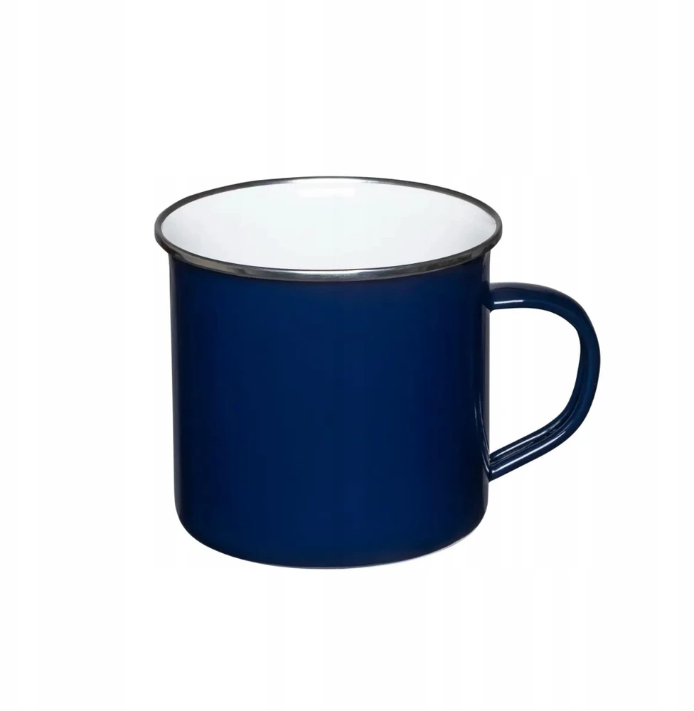 Emaliuotas puodelis su rankena, indukcinis puodas, dujinis Altom Design, tamsiai mėlynas, 0,5l