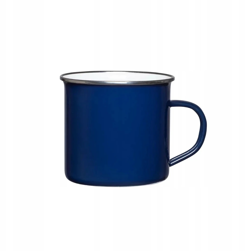Emaliuotas puodelis su rankena, indukcinis puodas, dujinis Altom Design, tamsiai mėlynas, 0,5l