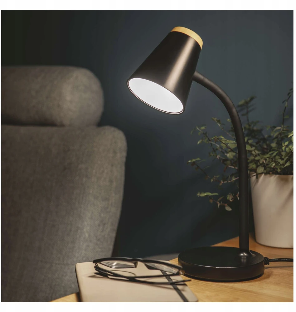 EMOS TARA lampa stołowa LED 4,5 W juoda
