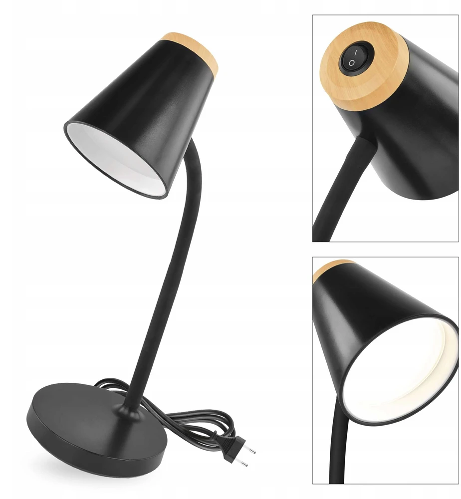 EMOS TARA lampa stołowa LED 4,5 W juoda