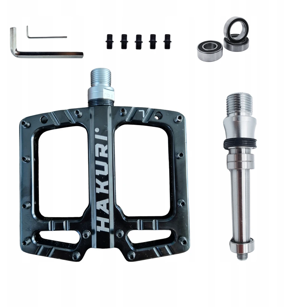 ENDURO MTB PLATFORMOS PEDALAI stiprūs ALIUMINIAI HAKURI 3 guoliai lengvi