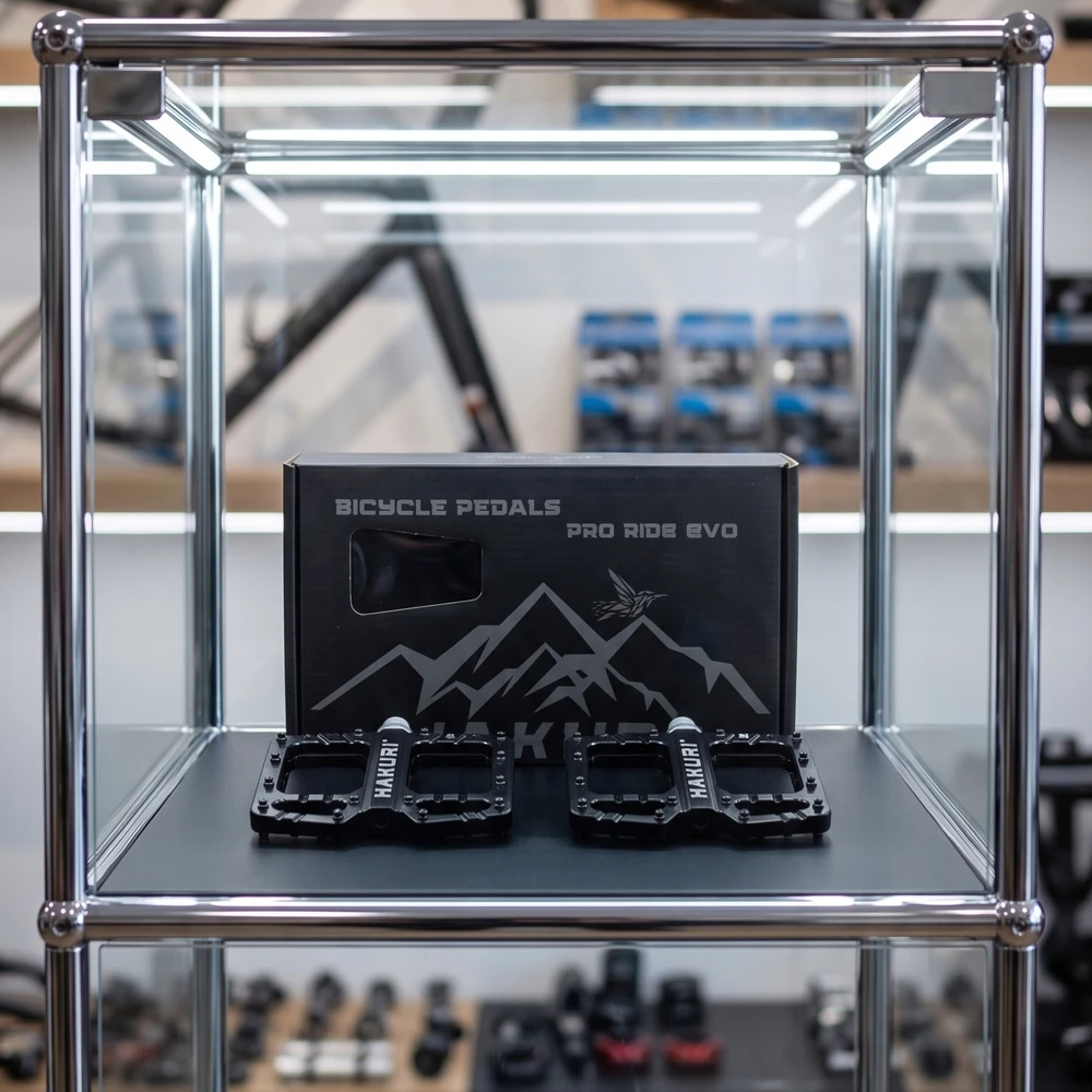 ENDURO MTB PLATFORMOS PEDALAI stiprūs ALIUMINIAI HAKURI 3 guoliai lengvi