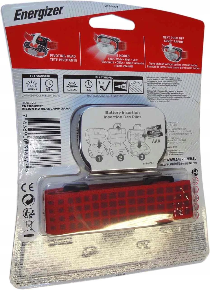 ENERGIZER VISION PRIEKINIS ŽIBINTAS HD 300