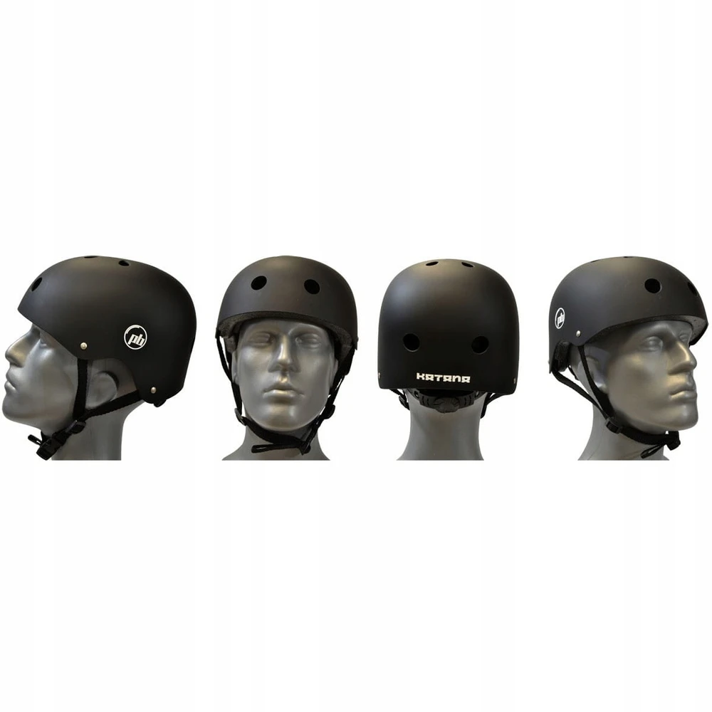RIEDLENTININKO ŠALMAS KASK SKATE KATANA Juodas D.L ENERO PRO 1015446