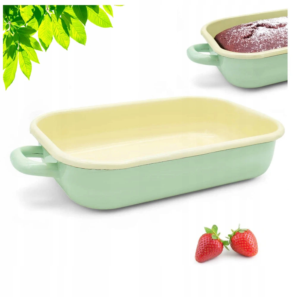 Enger Emaliuota kepimo skarda 36cm kepimui 4,8L
