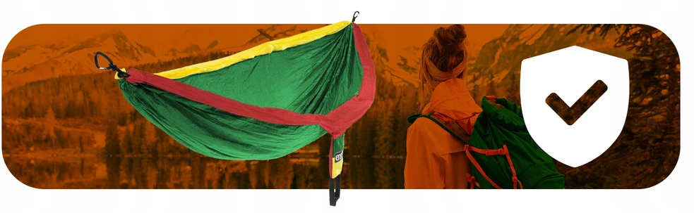 JAV Dvigulis hamakas Eno Double Nest rasta