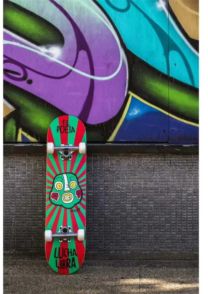 Enuff Skateboards Enuff Lucha Mini Libre Raudona Žalias 7.25"