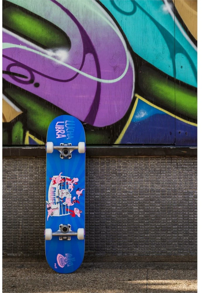 Enuff Skateboards Riedlentė Enuff Lucha Libre Mini Complete Skateboard Mėlyna 7.25 x 29.5