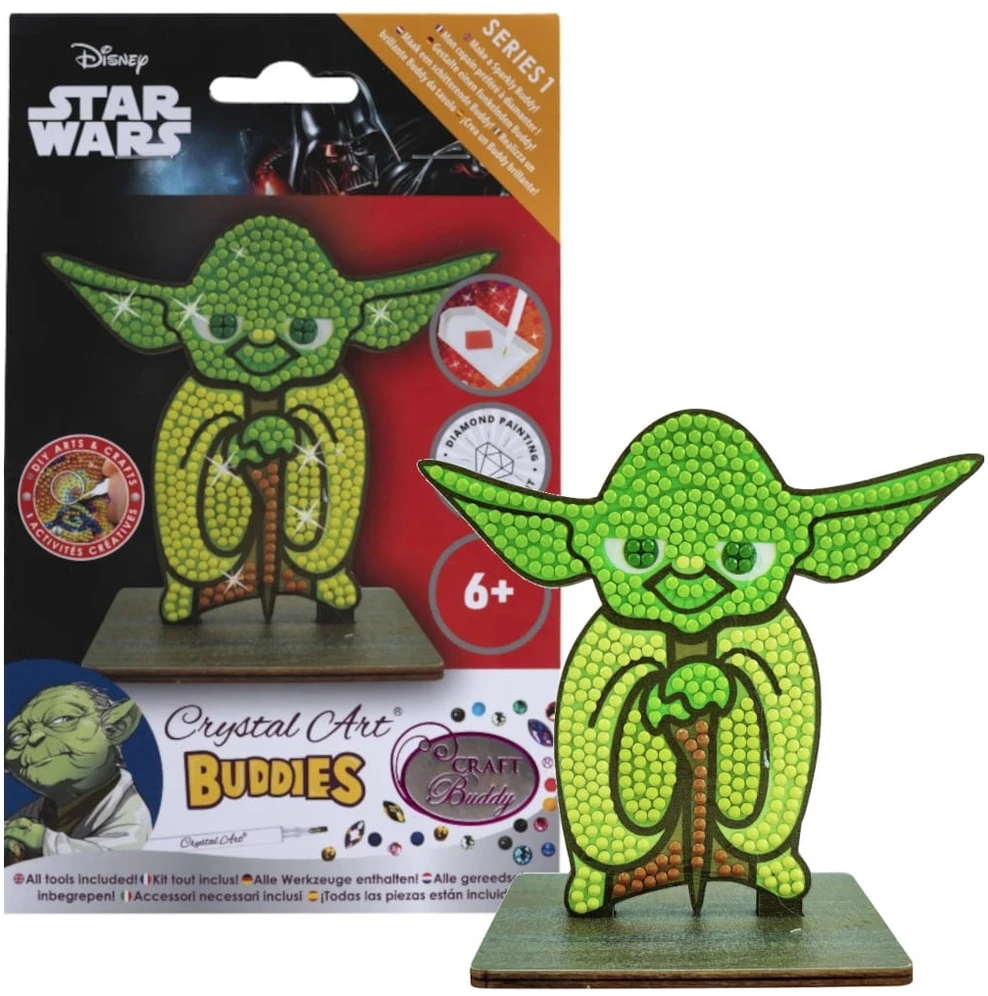 Epee CRAFT BUDDY STAR WARS CRYSTAL ART Figūrėlė „Yoda“