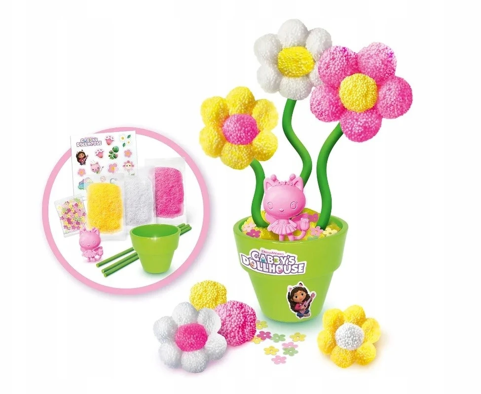 Epee Gabby's Dollhouse Lipdymo masė - katės dėžutė su staigmena, rožinė
