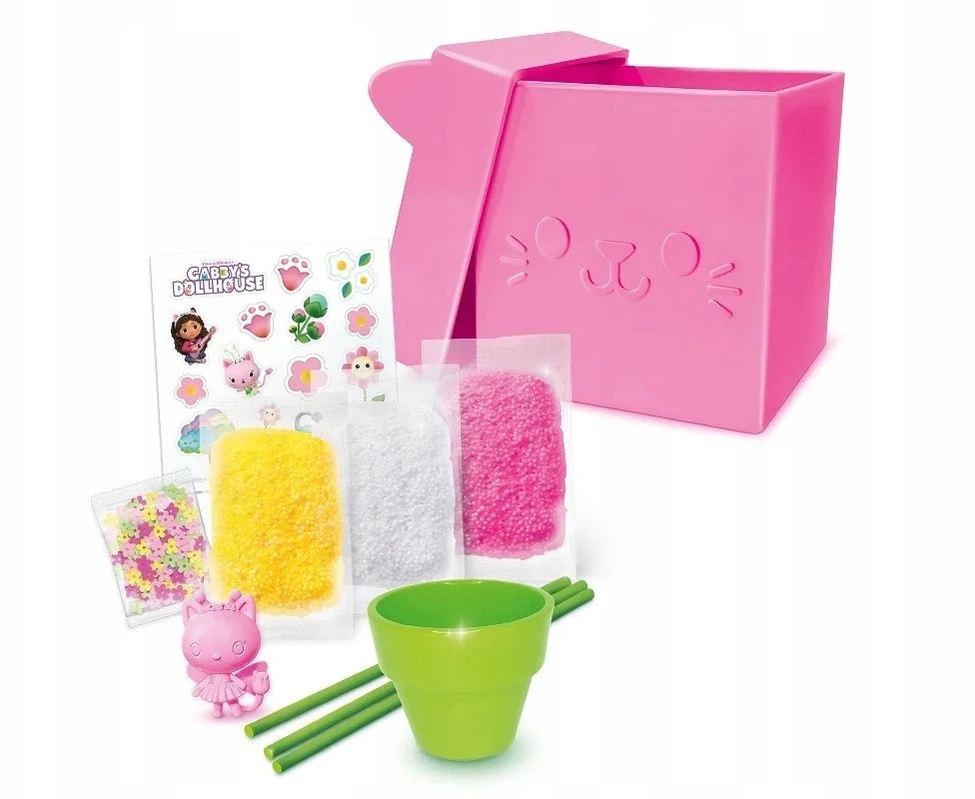 Epee Gabby's Dollhouse Lipdymo masė - katės dėžutė su staigmena, rožinė