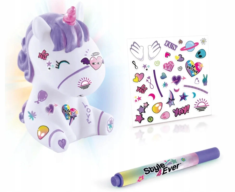 EPEE Šviečiantys dekoratyviniai gyvūnėliai „Decocorn“ DIY 60040