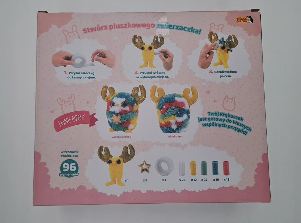 Epee Kūrybinis rinkinys Plush-Glomeruli, 96 vnt.