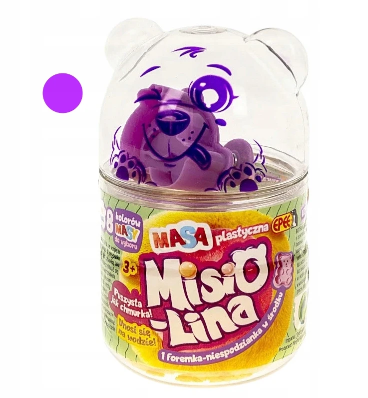 Epee Masa Misiolina plastilinas 60g 1 violetinė formelė