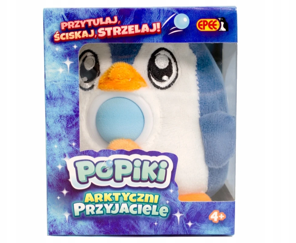 Epee Popiki Pingvinas - Minkštas pliušinis žaislas su kamuoliuku