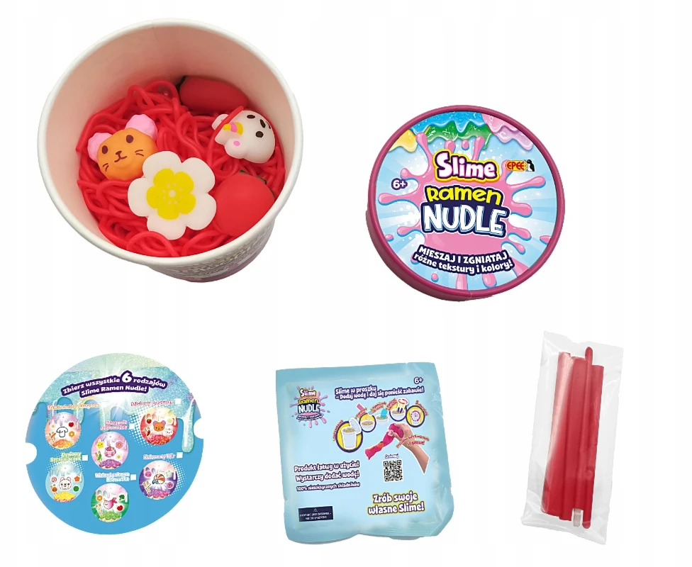 Epee Slime Ramen Makaronų Rinkinys