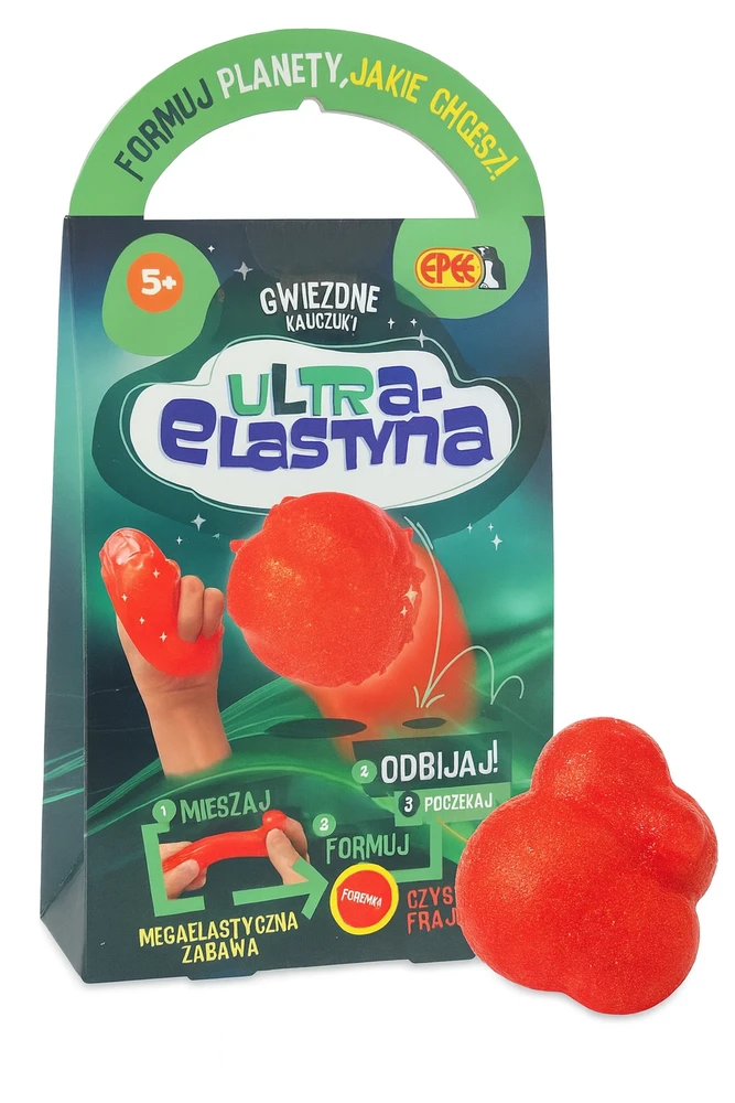 Epee Ultraelastinė masė "žvaigždžių gumytės" - raudona