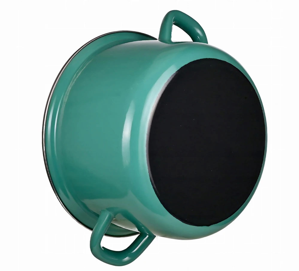 Epewex Tvirtas emaliuotas puodas su dangteliu 5,5L TURQUOISE MC