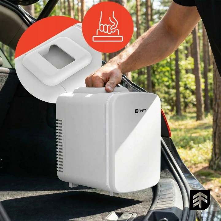 Epifit AUTOMOBILINIS Šaldytuvas 12V 230V 4L SU ŠILDYMO IR VĖSINIMO FUNKCIJA