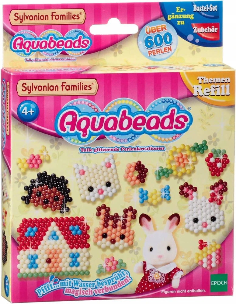 Epoch Aquabeads vandens karoliukai Sylvanian Families kūrybinis rinkinys