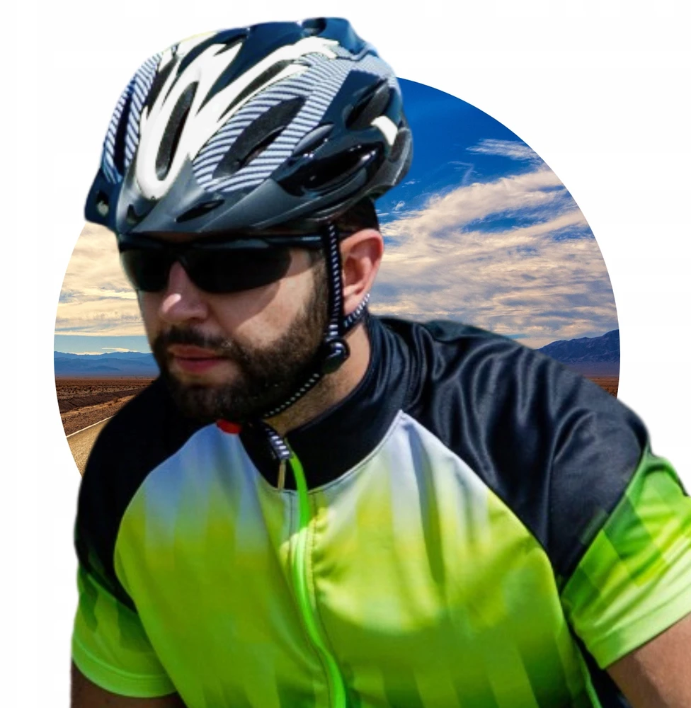 Ercole Dviračio Šalmas Baltas