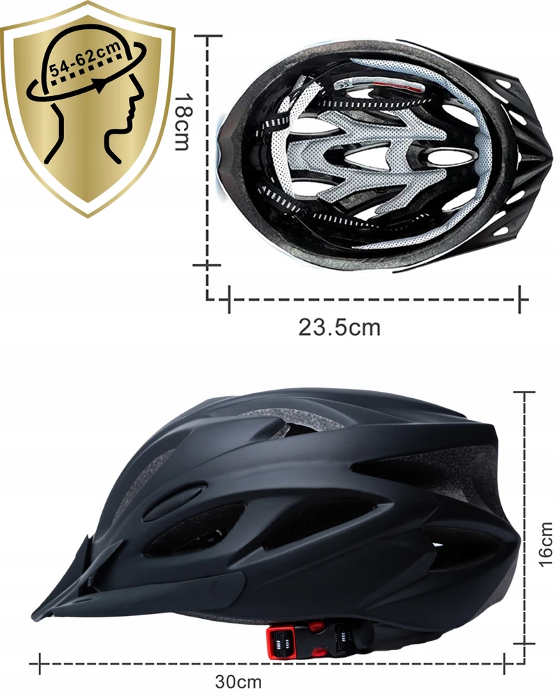 Ercole Moteriškas dviratininko šalmas, skirtas riedučiui, paspirtukui, lentos, plento MTB, reguliuojamas