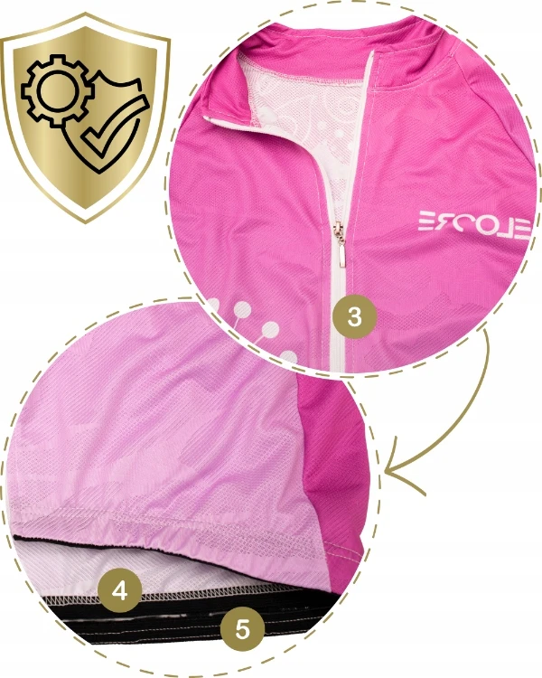 Ercole Moteriški dviratininkų marškinėliai L XL sportinė dviratininkų palaidinė, skirta bėgimui