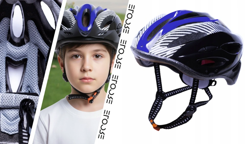 Ercole MTB plento dviračio šalmas su skydeliu paaugliams Reguliuojamas 54-62 cm