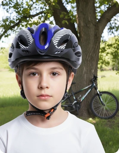 Ercole MTB plento dviračio šalmas su skydeliu paaugliams Reguliuojamas 54-62 cm