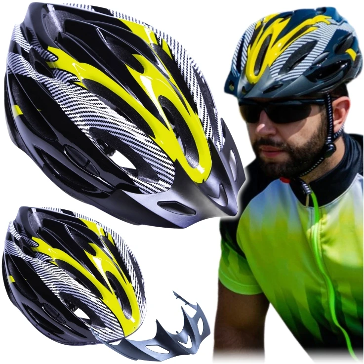 Ercole Vyriškas moteriškas plento šalmas MTB dviratis reguliuojamas M L 54-62 cm