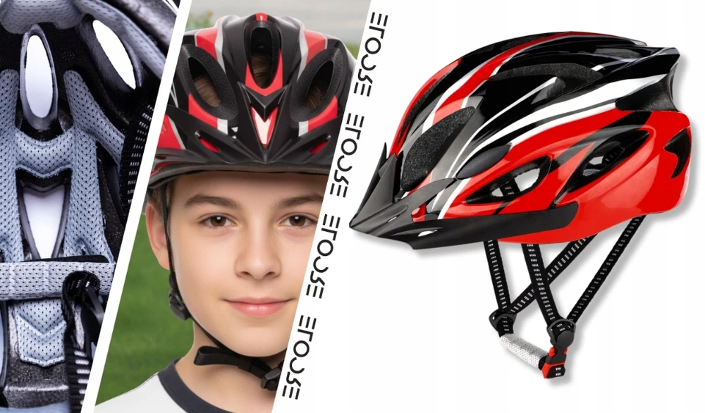 Ercole Vyriškas reguliuojamas plento dviratininko šalmas su skydeliu mtb dviračiui 54-62 cm