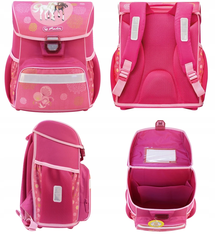 Herlitz Kuprinė Spring Hors, rožinė (50013883)