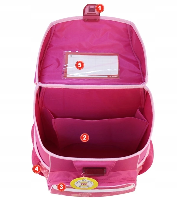 Herlitz Kuprinė Spring Hors, rožinė (50013883)