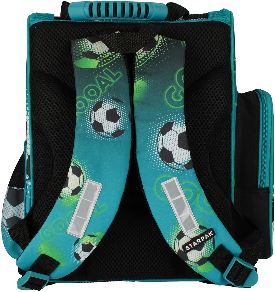 Ergonomiška Starpak mokyklinė kuprinė „Football“ (20L pradinukams)